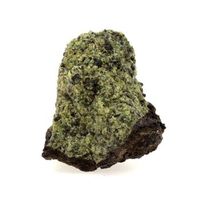 peridotita - pierre natural de francia mont briancon haute -loire - roche magmatic composicion mineralogica piedra preciosa  6653 ct -