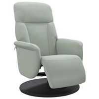 sillon reclinable con reposapies terciopelo gris claro vidaxl