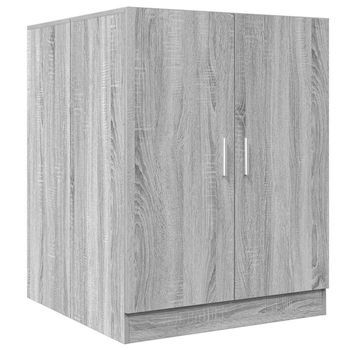 Armario De Lavadora Gris Sonoma 71x71,5x91,5 Cm Vidaxl