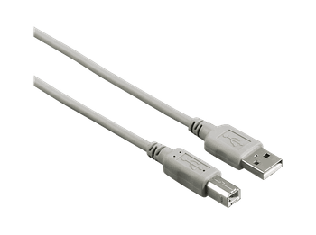 Cable USB-B a USB-A - Hama 00200900, 1.5 m, De USB-B, USB 2.0, 480 MBit/s, Negro