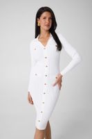 vestido midi de punto marciano