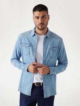 Camisa Vaquera Corte Ceñido
