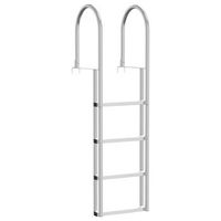 escalera de muelle de 4 peldanos plateado 45 115 162 cm vidaxl