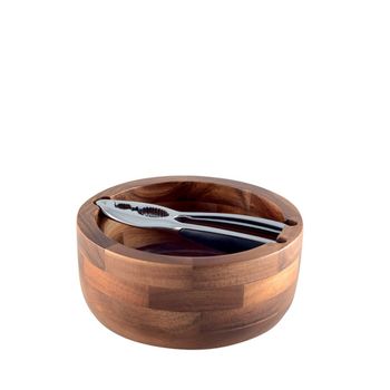 Bol de madera con cascanueces