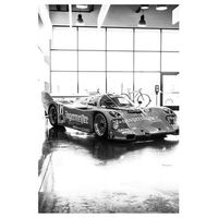 legendarte - cuadro lienzo impresion digital - coches de carrera no 3 - decoracion pared cm 60x90