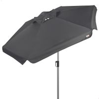 sombrilla de jardin hexagonal inclinable con proteccion uv50 230 cm antracita