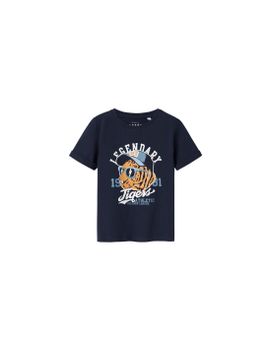 Camiseta name it Nmmvux Infantil Azul Tiger