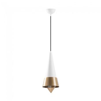 Lámpara de techo momo 19 blanco/oro