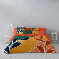 icehome - funda nordica estampada cama 135 - algodon extrasuave - incluye 1 o 2 fundas de almohada - aldo