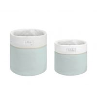cesta de guarderia set de 2 uds - 22cm y 18cm sleepy sheep