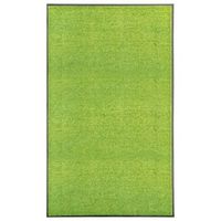 felpudo lavable verde 90x150 cm vidaxl
