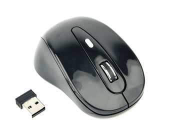 GEMBIRD RATON OPTICO INALAMBRICO DE 6 BOTONES, NEGRO