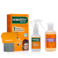 neositrin antipiojos champu 100 ml  spray gel 60 ml  lendrera