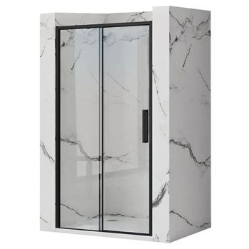 Puerta De Ducha Rea Rapid Slide Black 110