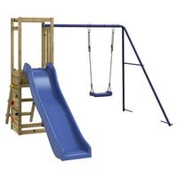 parque infantil  area de juegos de exterior madera de pino impregnada