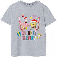 spongebob squarepants camiseta make it merry para nina