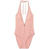 calvin klein jeans banador plunge one piece lv00q61216 para mujer