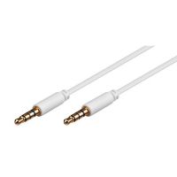 goobay cable de audio estereo jack 35mm machomacho 2m blanco