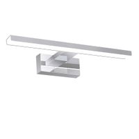 marie - aplique de pared de metal color plata 30 cm