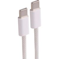 cable usb-c shiverpeaks textil 2m 60w power delivery blanco