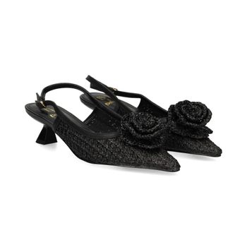 Exe Zapatos De Tacón Bajo Mujer - Negro Talla 40