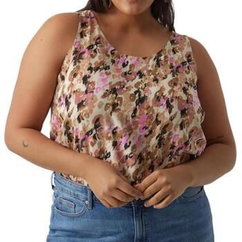 Vero Moda Camiseta tirantes CURVE Tigers Eye para mujer