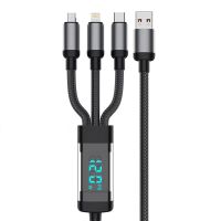 cable digital de display usb-a a iptype-cmicro usb de 120w pd carga rapida transmision de datos nucleo de cobre estana