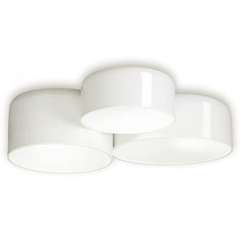 Plafón de techo pot (3 luces)