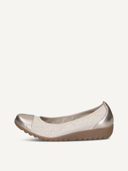 CAPRICE Ballerina, yellow, made of Leather, Size 41