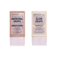 makeup revolution bronze and glow drop duo various shades - bronze scorched