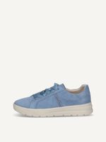 caprice low shoes blue made of leather size 41