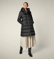 save the duck para mujer d40279w-iris21 abrigo lysa negro ml casual nylon