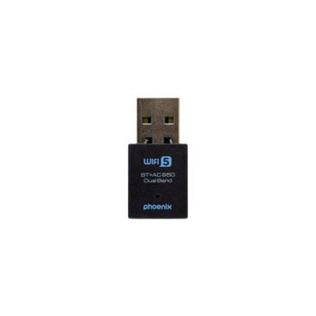 Adaptador WiFi USB Phoenix Nano 650 Mbps Dual Band Bluetooth 4.2