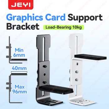 JEYI 10KG carga GPU soporte antihundimiento soporte ajustable en altura para RTX 40/50 Series, con almohadilla suave, soporte de caja Universal