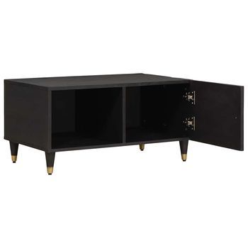 Mesa De Centro 50x80x40 Cm Madera - Negro