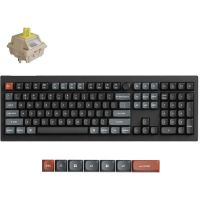 teclado keychron v6 ultra 8k mecanico inalambrico rgb con switches hot-swappable