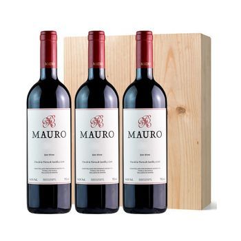 Estuche Madera 3 Mauro Crianza 2023  Packs De Vinos España Vt De Castilla Y León 75 Cl. 14.5º