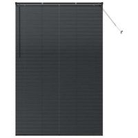 persianas venecianas negro 220 x 140 cm aluminio vidaxl