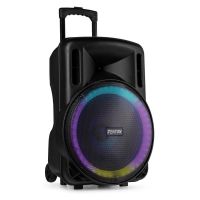 altavoces fenton karaoke bluetooth 800w portatiles con bateria y luces led