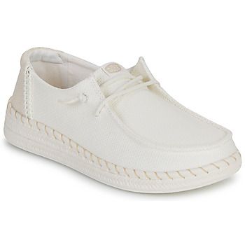 HEYDUDE Zapatos Wendy Espadrille Woven White para mujer