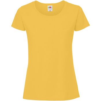 Fruit Of The Loom Camiseta Iconic Premium para mujer