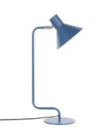 lampara de mesa  ajustable metal azul
