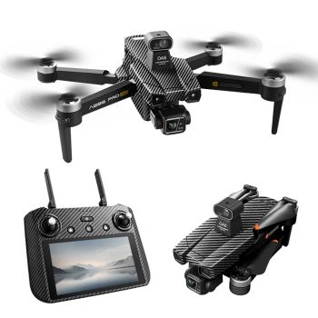 AE86 PRO MAX GPS 8KM 5G Repetidor Digital FPV con cámara HD 4K, gimbal EIS de 3 ejes, evitación de obstáculos de 360°, p