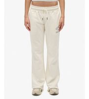 superdry para mujer w7011278a pantalon jogger athletic flare blanco roto l casual algodon