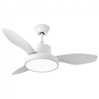 ventilador de techo led hayate mini cct 24w