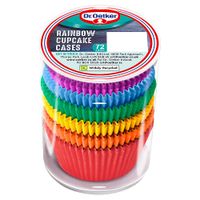 dr oetker rainbow 72 baking cases