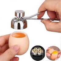 practico cortador de huevos de acero inoxidable para cocinar crudos y cocidos