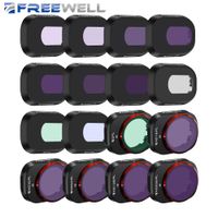 freewell 16pack mega nd ndpl cpl uv niebla de nieve 14 filtros contra la contaminacion de luz compatibles con mini 4 pro