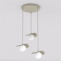lampara de techo valbona beis 3 luces