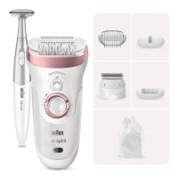 braun silk-epil 9 9890 epilator whiterose gold